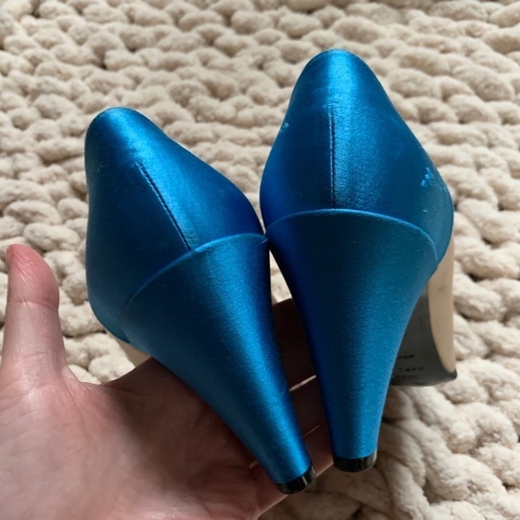 Marc Jacobs Color Block Peep Toe Classic Pumps 38 - Picture 6 of 8